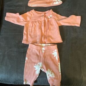 Carter's Pink Floral Kids Matching Set